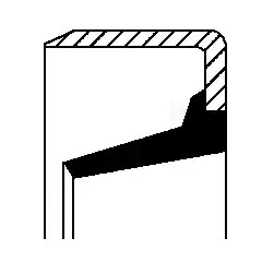 Зубчатый диск импульсного датчика CORTECO 01034759B (B1OFSF (ENC) Simmerring, 82034759)